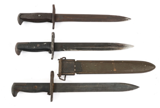WWII US ARMY M1 BAYONET LOT OF 3