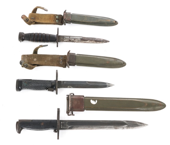 WWII - COLD WAR US BAYONET LOT OF 3