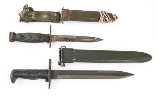 WWII - VIETNAM WAR US ARMY BAYONET LOT OF 2