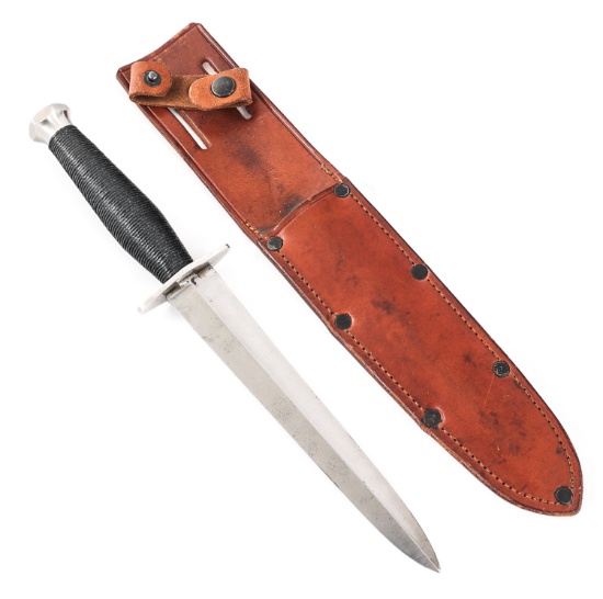 WWII ERA US J.W. PETRIE STILETTO FIGHTING KNIFE