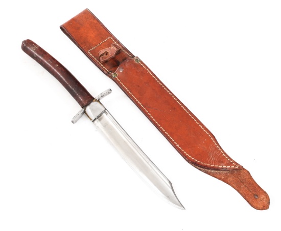 WWII US KNIFE CRAFTERS FIGHTING KNIFE & SHEATH