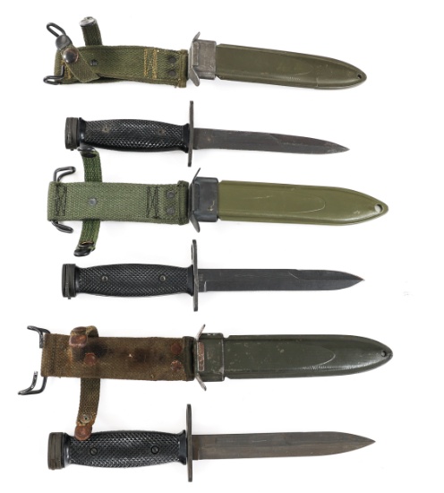 COLD WAR US ARMY M4 BAYONET LOT OF 3