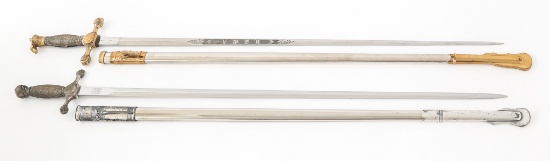 COLD WAR US MILITARY ACADEMY CADET SWORDS LOT OF 2