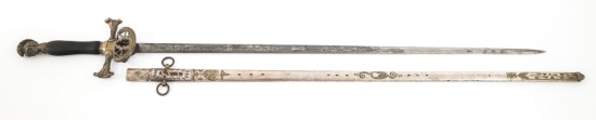19th C. KNIGHTS TEMPLAR FRATERNAL SWORD