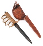 WWI - WWII US MODEL 1918 TRENCH KNIFE By LF & C