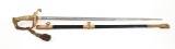 WWI - WWII US NAVY M1852 OFFICER DRESS SWORD
