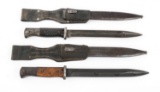 WWII GERMAN K98 COMBAT BAYONET LOT OF 2