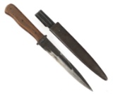 WWII GERMAN BOOT KNIFE By F.W. HOLLER