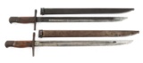 WWII IMPERIAL JAPANESE TYPE 30 BAYONET LOT OF 2