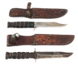WWII - COLD WAR US KA-BAR & CAMILLUS KNIVES