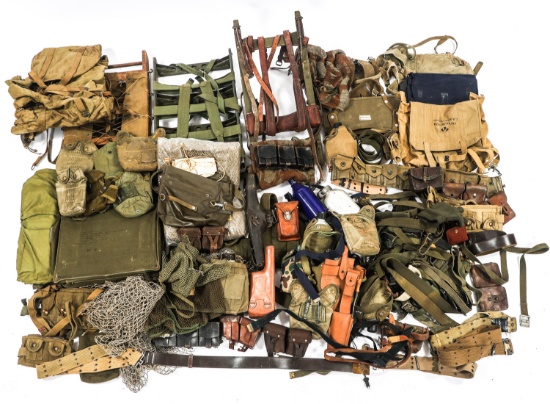 WWII - COLD WAR US & WORLD MILITARY FIELD GEAR
