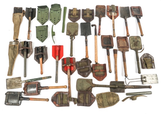 WWII - COLD WAR US & GERMAN ENTRENCHING TOOLS