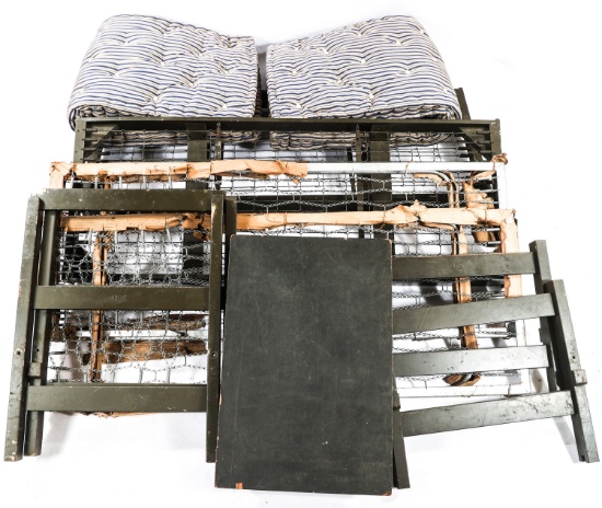 WWII - COLD WAR US ARMY PORTABLE BEDS & BUNKS
