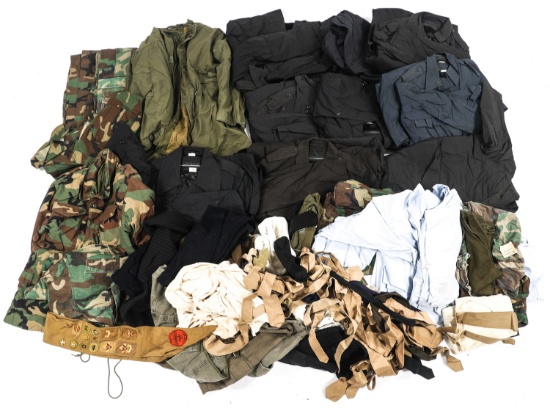 COLD WAR US ARMED FORCES UNIFORMS & BOY SCOUT SASH