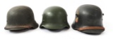 REFURBISHED WWII GERMAN COMBAT HELMETS