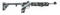 KEL-TEC SUB 2000 9mm CAL SEMI AUTO FOLDING RIFLE