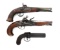 PISTOLS - MIQUELET, PERCUSSION, PEPPERBOX