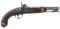 1847 US ASTON MODEL 1842 .54 CAL PERCUSSION PISTOL