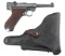 1913 GERMAN ERFURT 9x19mm CALIBER LUGER PISTOL