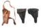 US AND GERMAN MILITARY HANDGUN LEATHER HOLSTERS