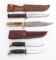 WWII USN Mk II KA BAR AND UTILITY KNIFE LOT