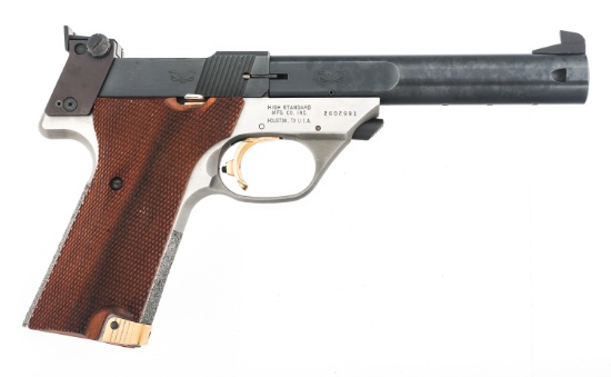 HIGH STANDARD 107 SUPERMATIC TROPHY .22 LR PISTOL