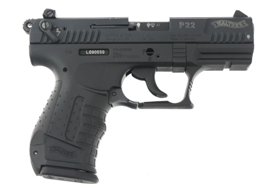 WALTHER MODEL P22 .22 LR CAL SEMI AUTOMATIC PISTOL