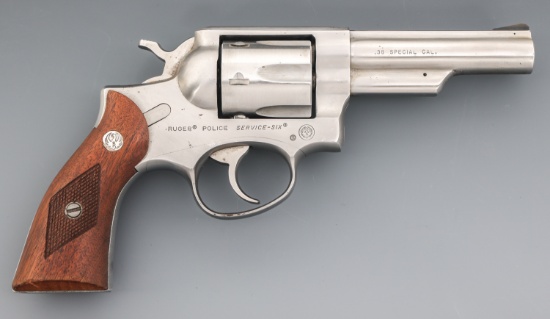 RUGER MODEL POLICE SERVICE-SIX 38 SPL REVOLVER