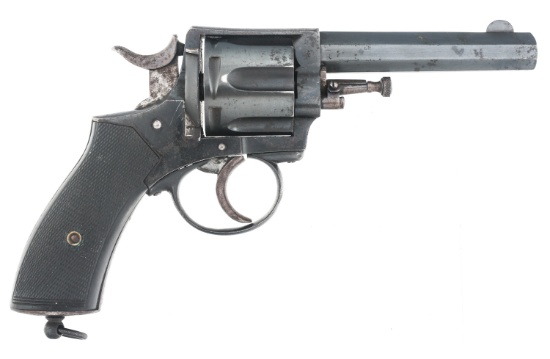 BELGIAN .442 CALIBER DOUBLE ACTION REVOLVER