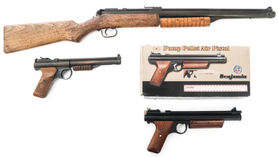 BENJAMIN FRANKLIN AIR RIFLE AND PISTOLS
