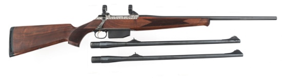 SAUER MODEL 200 RIFLE WITH THREE BARRELS