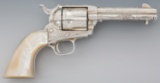 ENGRAVED COLT MODEL FRONTIER SA .44 CAL REVOLVER