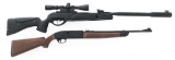 GAMO AND CROSMAN .177 CALIBER AIR RIFLES LOT OF 2