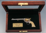MINIATURE CASED COLT No. 114 SAA REVOLVER