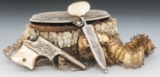 WILL & FINCK SF BOUDOIR PISTOL & PUSH DAGGER SET