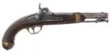 1847 US ASTON MODEL 1842 .54 CAL PERCUSSION PISTOL