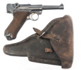 WWII GERMAN S/42 CODE MAUSER P08 9mm LUGER PISTOL