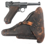 WWII GERMAN 42 CODE MAUSER P08 LUGER PISTOL