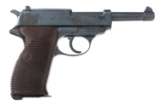 WWII GERMAN ac CODE WALTHER MODEL P38 9mm PISTOL
