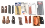 COLT PISTOL MAGAZINE AND GRIP LOT