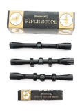 BROWNING 4X RIFLE SCOPES LOT OF 4