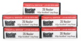 RIFLE AMMUNITION 26 NOSLER - 8 POUNDS TGW