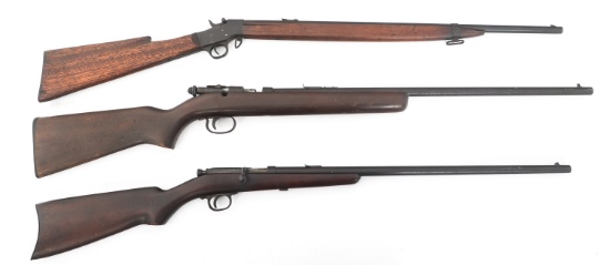 SINGLE SHOT .22 CALIBER RIFLES FOR PARTS OR REPAIR