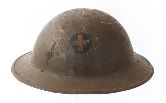 WWI US AEF 33rd INFANTRY DIVISION M1917 HELMET