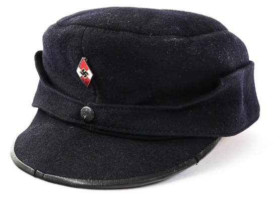 WWII GERMAN HITLER YOUTH M43 CAP