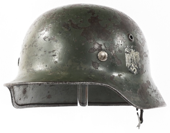 WWII GERMAN HEER M35 DD COMBAT HELMET