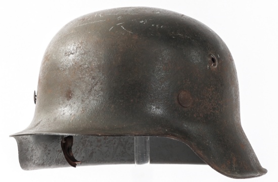 WWII GERMAN M42 HELMET by SACHSISCHE EMAILLER