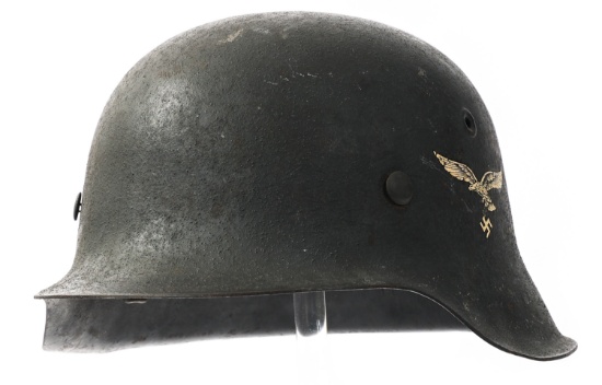 WWII GERMAN LUFTWAFFE SD M42 COMBAT HELMET