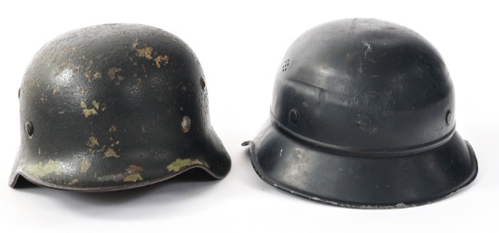 WWII GERMAN M35 & M38 GLADIATOR HELMETS
