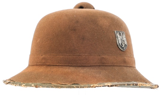 WWII GERMAN HEER 2ND PATTERN SUMMER PITH HELMET